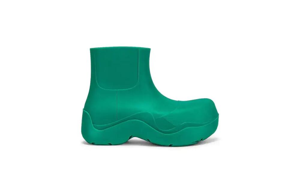 Bottega Veneta Puddle Ankle boots acid turquoise